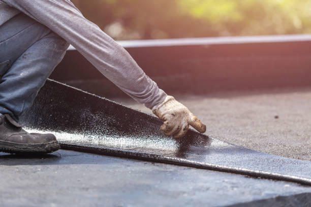Professional Basement Waterproofing technician working in Battle Ground, IN